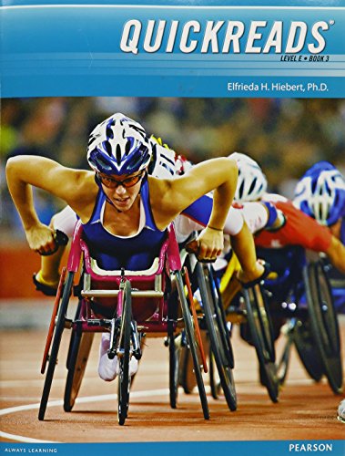 Quickreads 2012 Student Book Revised Level E Book 3