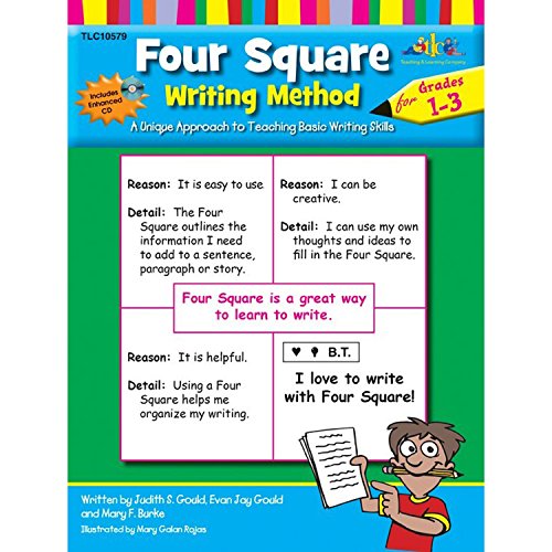 Four Square: Writing Method Grades 1-3 W/Enhanced CD