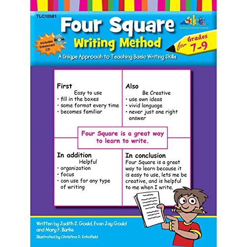 Four Square: Writing Method Grades 7-9 W/Enhanced CD