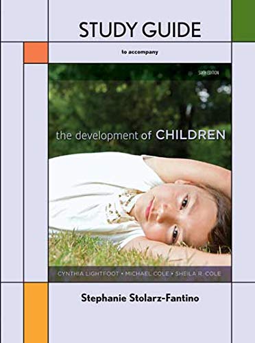 Study Guide for the Development of Children