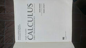 Single Variable Calculus, Early Transcendentals Student's Solutions Manual