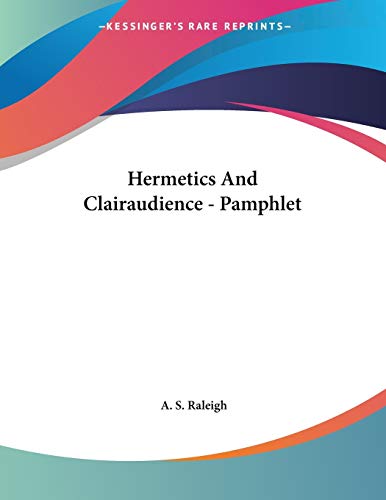 Hermetics And Clairaudience - Pamphlet