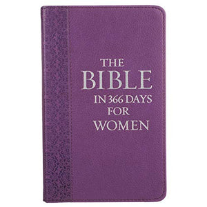 Lux-Leather Purple - The Bible in 3665 Days for Women 