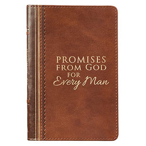 Promises from God for Every Man Brown Lux-Leather 