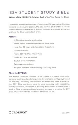 ESV Student Study Bible, TruTone, Plum