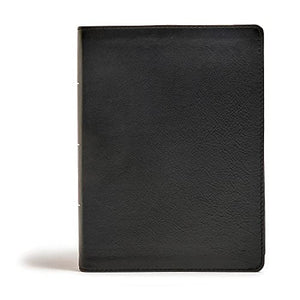CSB Tony Evans Study Bible, Black Genuine Leather, Indexed 