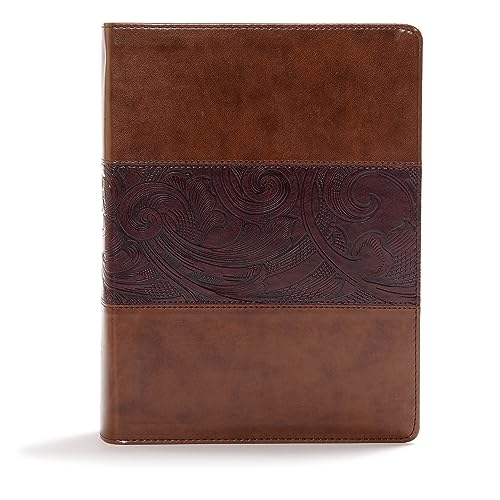 CSB Study Bible, Mahogany LeatherTouch