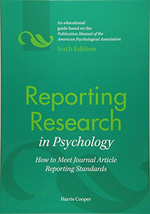 Reporting Research in Psychology