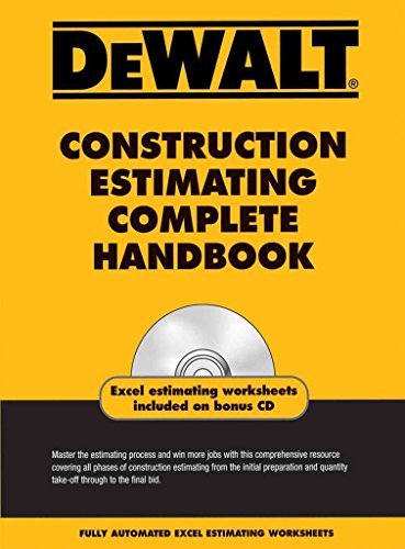 Dewalt Construction Estimating Complete Handbook