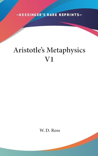 Aristotle's Metaphysics V1