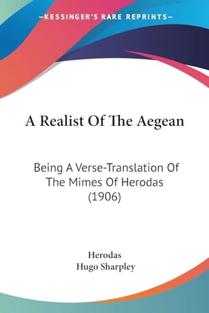 A Realist Of The Aegean