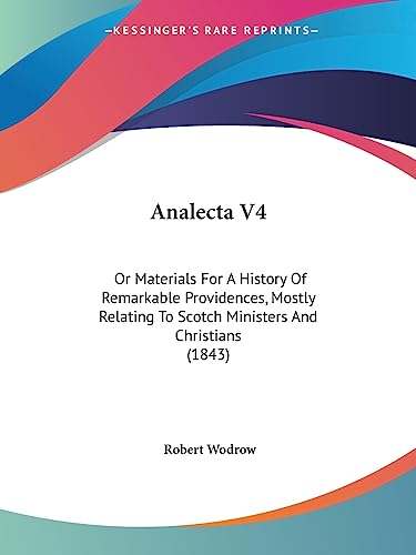 Analecta V4