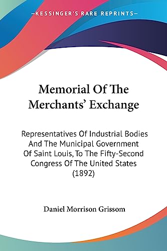Memorial Of The Merchants' Exchange