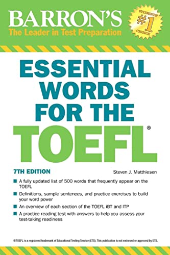 Essential Words for the TOEFL 6th Edition