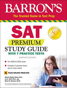 SAT Premium Study Guide with 7  Practice Tests 