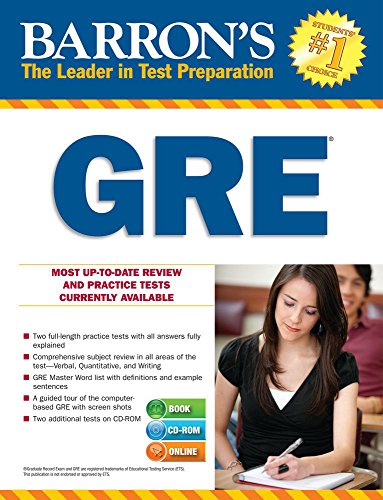 Barron's GRE, 21st Edition with CD Rom