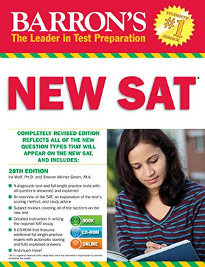 Barron's New SAT, 28th Edition with CD-ROM