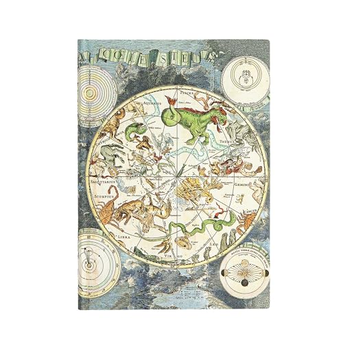 Celestial Planisphere Midi Lined Softcover Flexi Journal