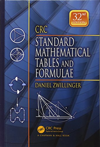 CRC Standard Mathematical Tables and Formulae, 32nd Edition