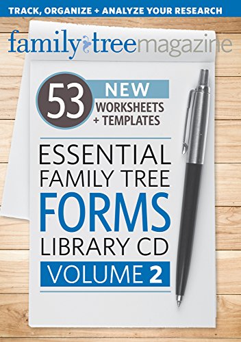 Essential Family Tree Forms Library CD, Volume 2