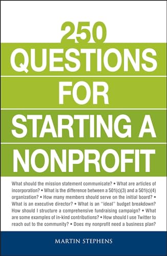 250 Questions for Starting a Nonprofit