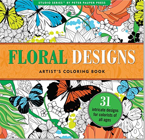 Floral Designs Artist's Coloring Book