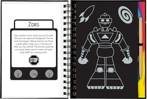 Scratch & Sketch Robots (Trace-Along)