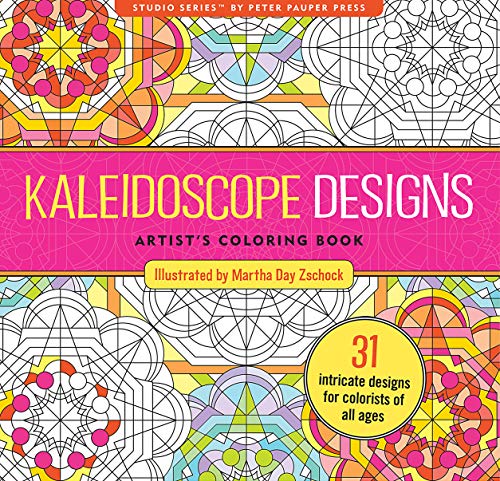 Kaleidoscope Designs Artist's Colouring Book (31 Stress-Relieving Designs)