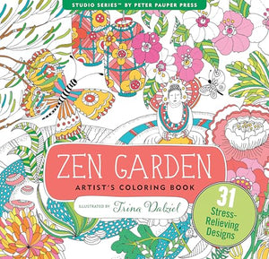 Zen Garden Adult Coloring Book 