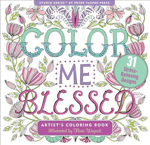 Color Me Blessed Adult Coloring Book (31 Stress-Relieving Designs) 