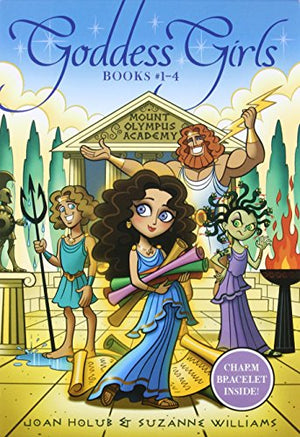 Goddess Girls Books #1-4 (Charm Bracelet Inside!)