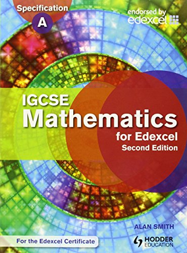 IGCSE Mathematics for EdexcelStudent Book