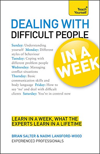 Dealing With Difficult People In A Week