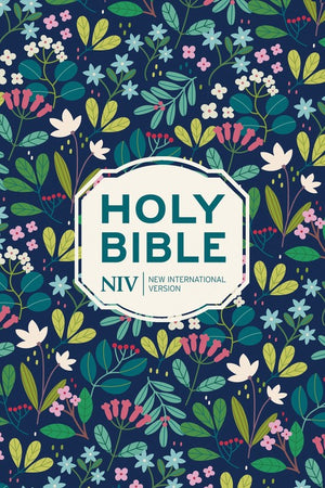 NIV Pocket Floral Hardback Bible