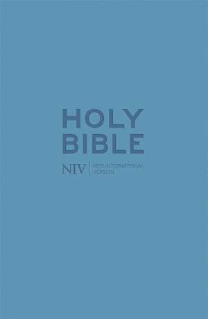 NIV Pocket Cyan Soft-tone Bible with Zip