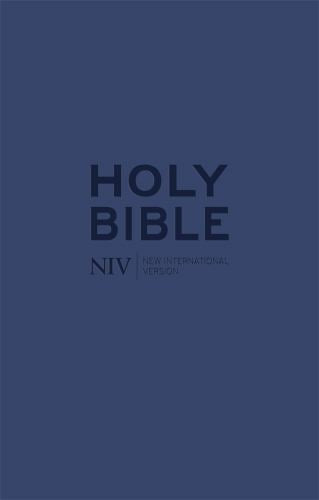 NIV Tiny Navy Soft-tone Bible with Zip