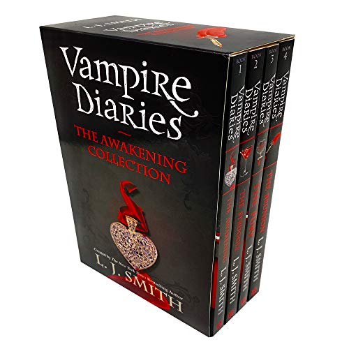 The Vampire Diaries Series 1 Collection 4 Books Bundle Box Set By L J Smith ( The Awakening, The Struggle, The Fury, The Reunion)