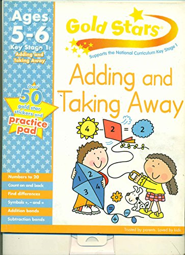 Gold Stars KS1 Adding and Taking Away Workbook Age 5-7
