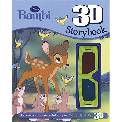 Disney Bambi 3d Storybook with 3d Glasses