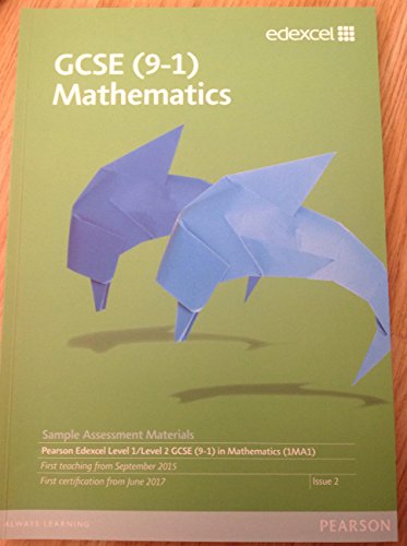Edexcel GCSE (9-1) Mathematics Sample Assessment Materials