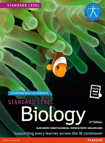 Pearson Baccalaureate Biology Standard Level 2nd edition print and ebook bundle for the IB Diploma