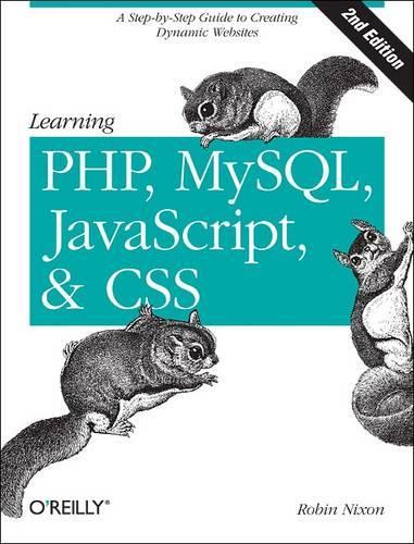 Learning PHP, MySQL, and JavaScript and CSS