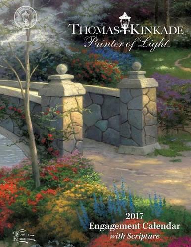 Thomas Kinkade Painter of Light with Scripture 2017 Engagement Calendar
