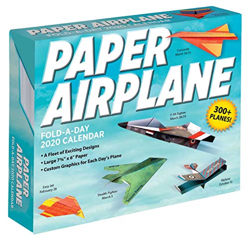 Paper Airplane Fold-a-Day 2020 Activity Calendar