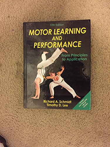 Motor Learning and Performance