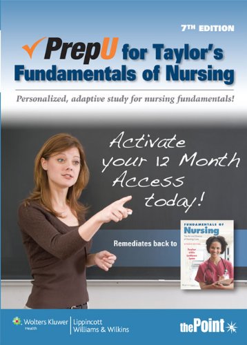 Prepu for Taylor's Fundamentals of Nursing Printed Access Code