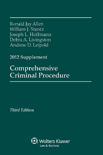 Comprehensive Criminal Procedure 2012 Supplement