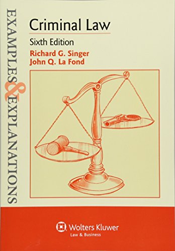 Examples & Explanations for Criminal Law