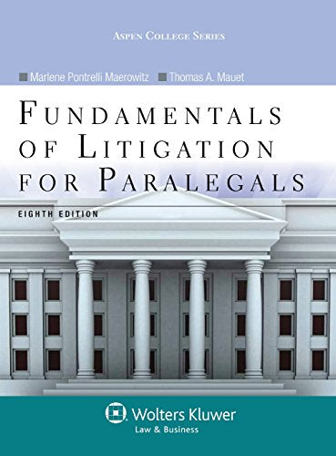 Fundamentals of Litigation for Paralegals