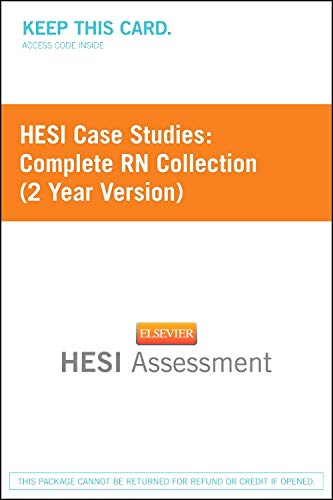 Hesi Case Studies: Complete RN Collection (2 Yr Version)